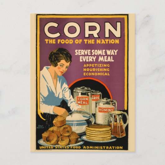 US  Corn Briefkaart (Voorkant)