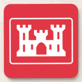 US Corps of Engineers DOD Army Bier Onderzetter (Voorkant)
