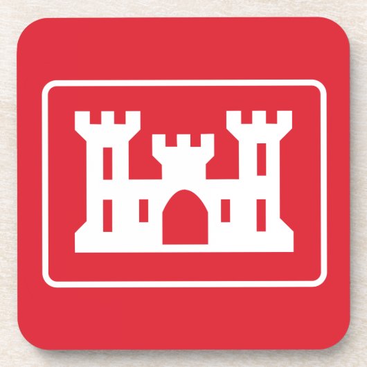 US Corps of Engineers DOD Army Bier Onderzetter (Voorkant)