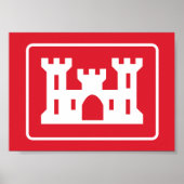 US Corps of Engineers DOD Army Poster (Voorkant)