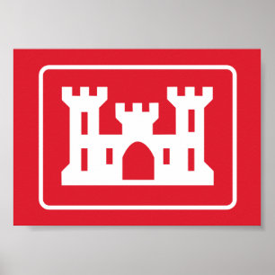 US Corps of Engineers DOD Army Poster