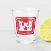 US Corps of Engineers DOD Army Shot Glas (Voorkant)