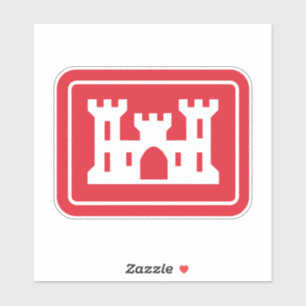 US Corps of Engineers DOD Army Sticker