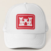 US Corps of Engineers DOD Army Trucker Pet (Voorkant)