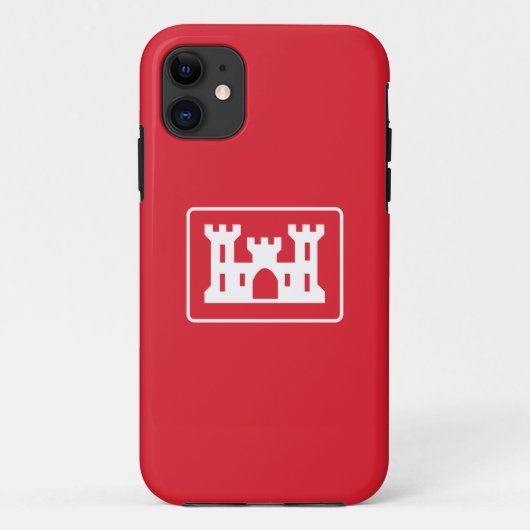 US Corps of Engineers DOD Militair Case-Mate iPhone Case (Achterkant)