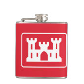US Corps of Engineers DOD Militair Heupfles (Voorkant)