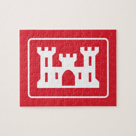 US Corps of Engineers DOD Militair Legpuzzel (Horizontaal)