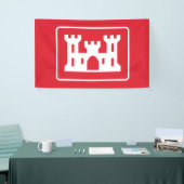 US Corps of Engineers DOD Militair Spandoek (Beurs)