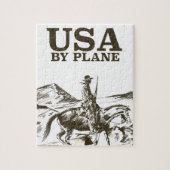 US Cowboy Travel poster Legpuzzel (Verticaal)