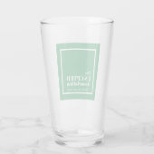 US CPTED Association Glass Tumbler (Achterkant)