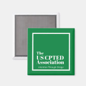 US CPTED Association Magnet (Voorkant / Achterkant)