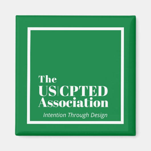 US CPTED Association Magnet (Voorkant)