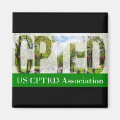 US CPTED Association Magnet - Park (Voorkant)