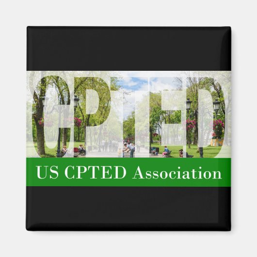 US CPTED Association Magnet - Park (Voorkant)