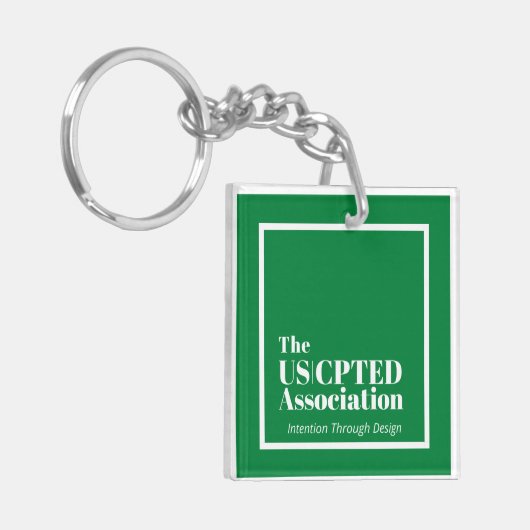 US CPTED Association Sleutelhanger (Voorkant Links)