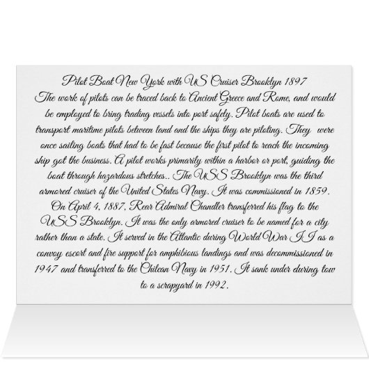 US Cruiser Brooklyn 1897 (Binnen Horizontaal (Boven))