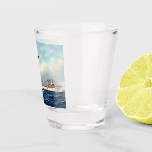 US Cruiser Brooklyn 1897 Shot Glas (Rechts)