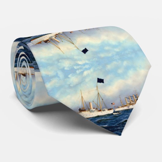 US Cruiser Brooklyn 1897 Stropdas (Opgerold)