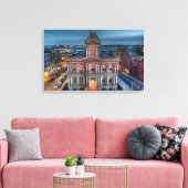 US Customs House Maine Canvas (Insitu (Woonkamer))