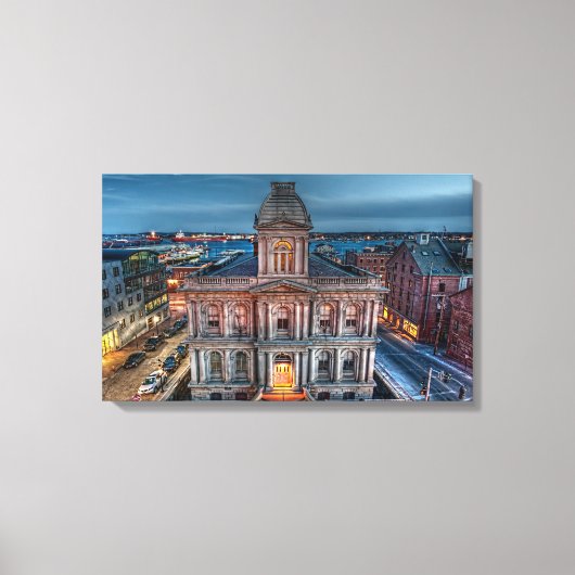 US Customs House Maine Canvas Afdruk (Voorkant)