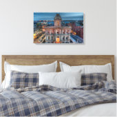 US Customs House Maine Canvas Afdruk (Insitu (Slaapkamer))