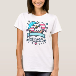 US CUTE EAGLE T-SHIRT