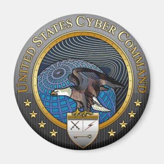 US Cyber Command Magneet (Voorkant)