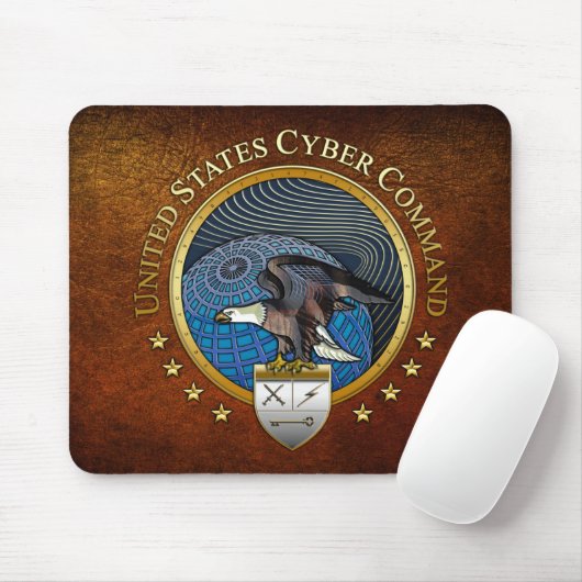 US Cyber Command Muismat (Met muis)