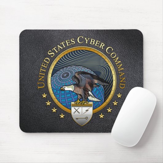 US Cyber Command Muismat (Met muis)