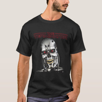 US De Terminator T-800 Head 01 Zwart T-shirt