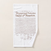 US Declaration of Independence Bad Handdoek (Handdoek)