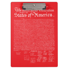 US Declaration of Independence Klembord