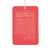 US Declaration of Independence Luchtverfrisser (Voorkant)