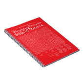 US Declaration of Independence Notitieboek (Rechterzijde)