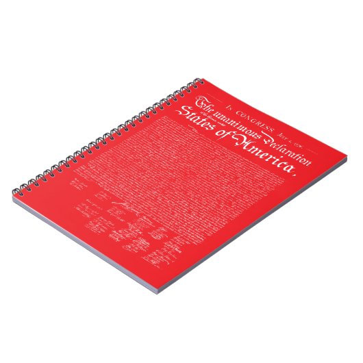 US Declaration of Independence Notitieboek (Linkerzijde)