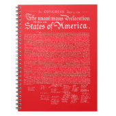 US Declaration of Independence Notitieboek (Voorkant)