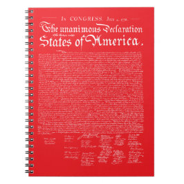 US Declaration of Independence Notitieboek
