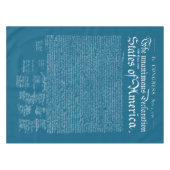 US Declaration of Independence Tafelkleed (Voorkant (Horizontaal))