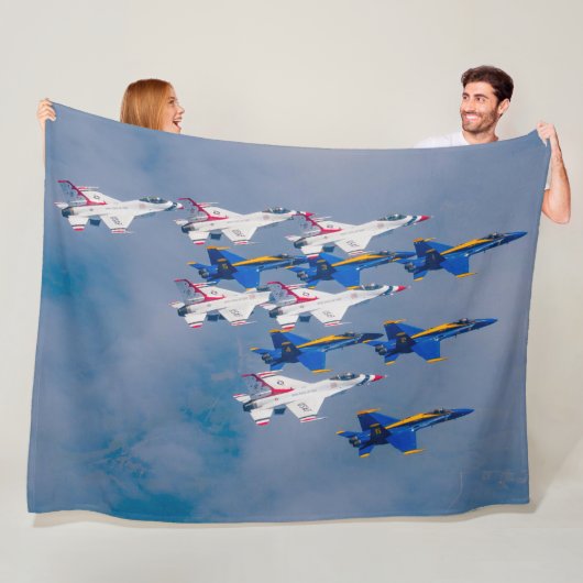 US DEMO TEAMS SALUTE! FLEECE DEKEN (In situ)