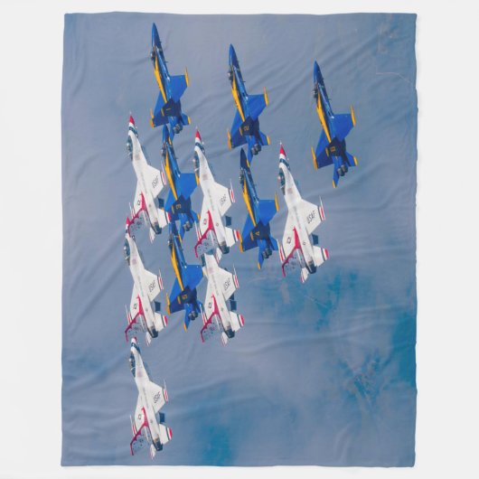 US DEMO TEAMS SALUTE! FLEECE DEKEN (Voorkant)