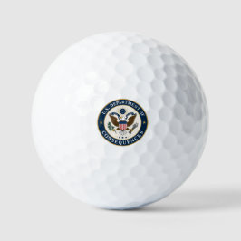 US Department of Consequences hoed Golfballen