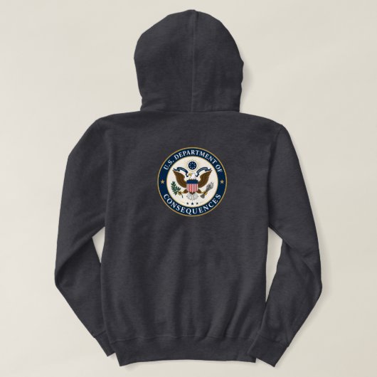 US Department of Consequences Hoodie (Design achterkant)