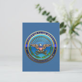 US Department of Defense (DoD) Briefkaart (Staand voorkant)
