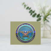 US Department of Defense (DoD) Briefkaart (Staand voorkant)