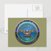US Department of Defense (DoD) Briefkaart (Voorkant / Achterkant)