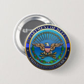 US Department of Defense (DoD) Ronde Button 5,7 Cm (Voorkant /achterkant)