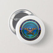 US Department of Defense (DoD) Ronde Button 5,7 Cm (Voorkant /achterkant)