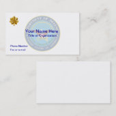 US Department of Defense O4 Visitekaartje (Voorkant / Achterkant)