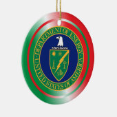 US Department of Energy Kerstversier Keramisch Ornament (Rechts)