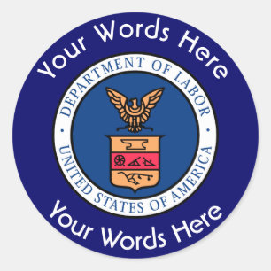 US Department of Labor DOL Custom Sticker